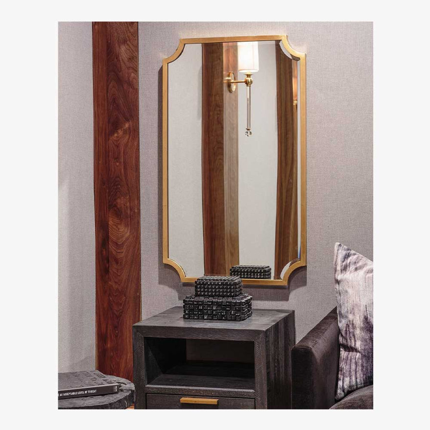 Clipped Corner Mirror