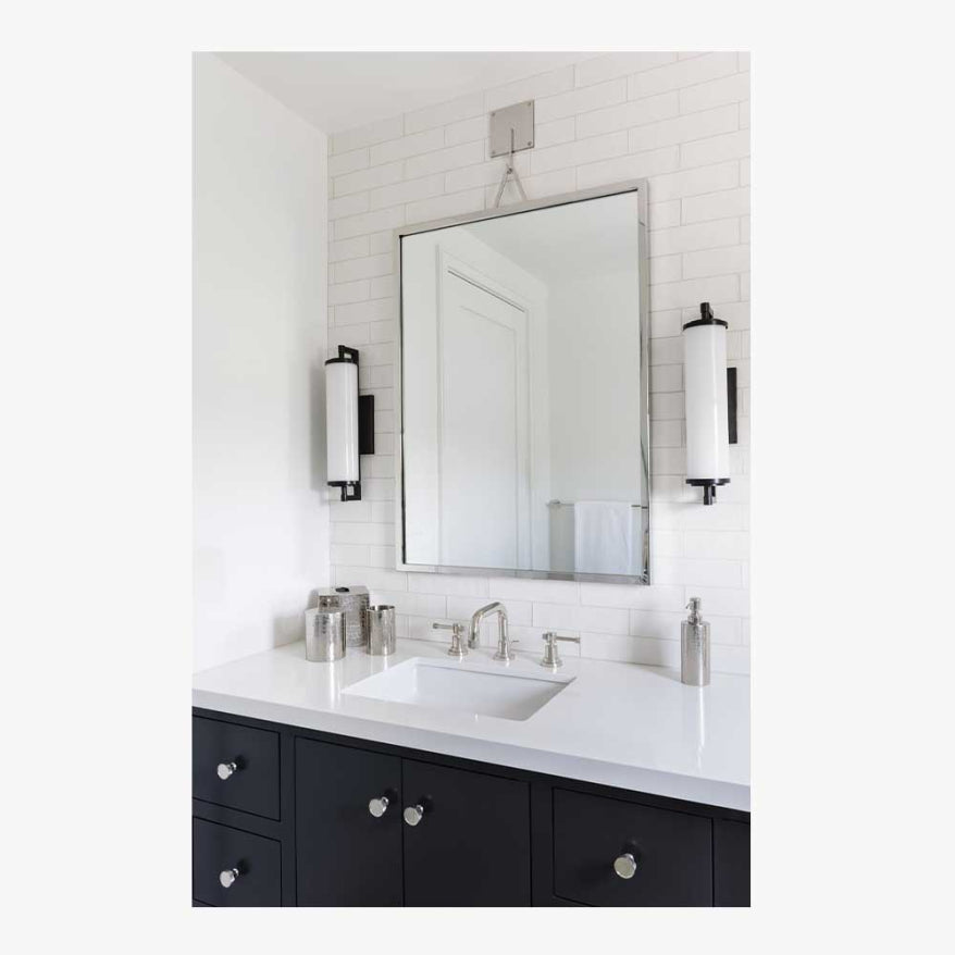 Rectangular Mirror on Hook