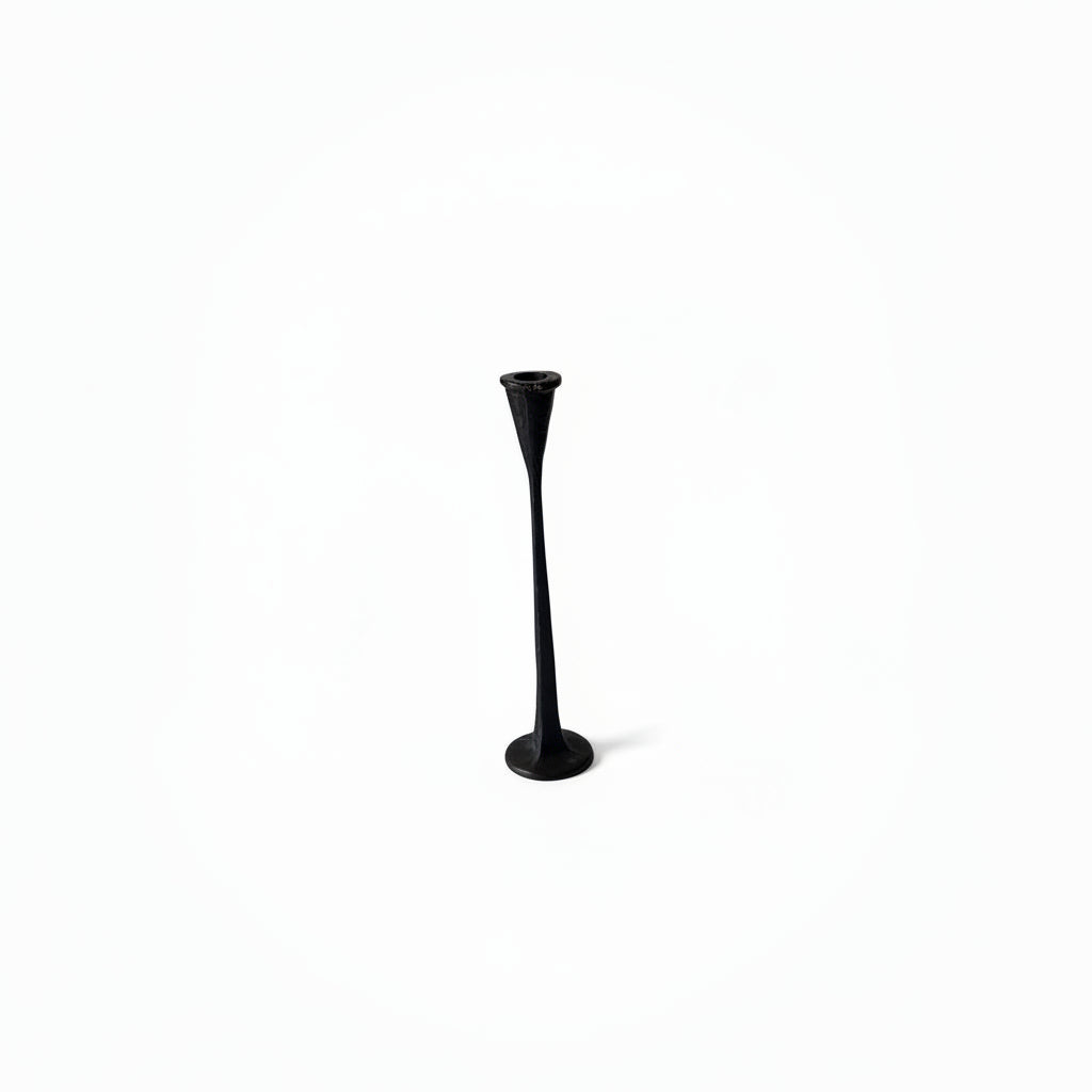 Black Iron Candle Holder Small