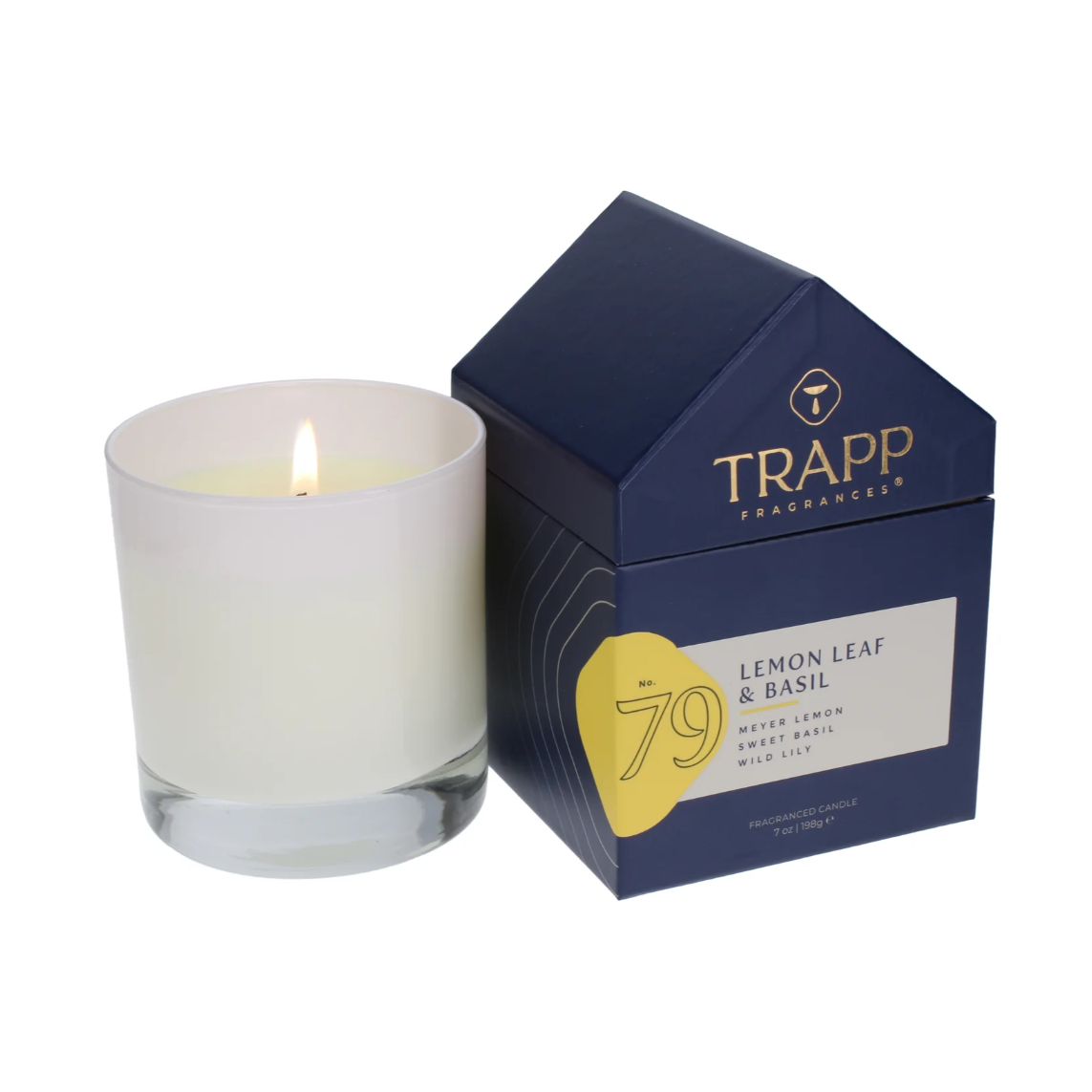 Trapp No. 79 Lemon Leaf & Basil 7 oz. Candle in House Box