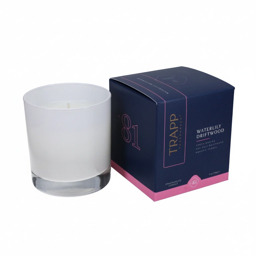 Trapp No. 81 Waterlily Driftwood 7 oz. Candle in Signature Box