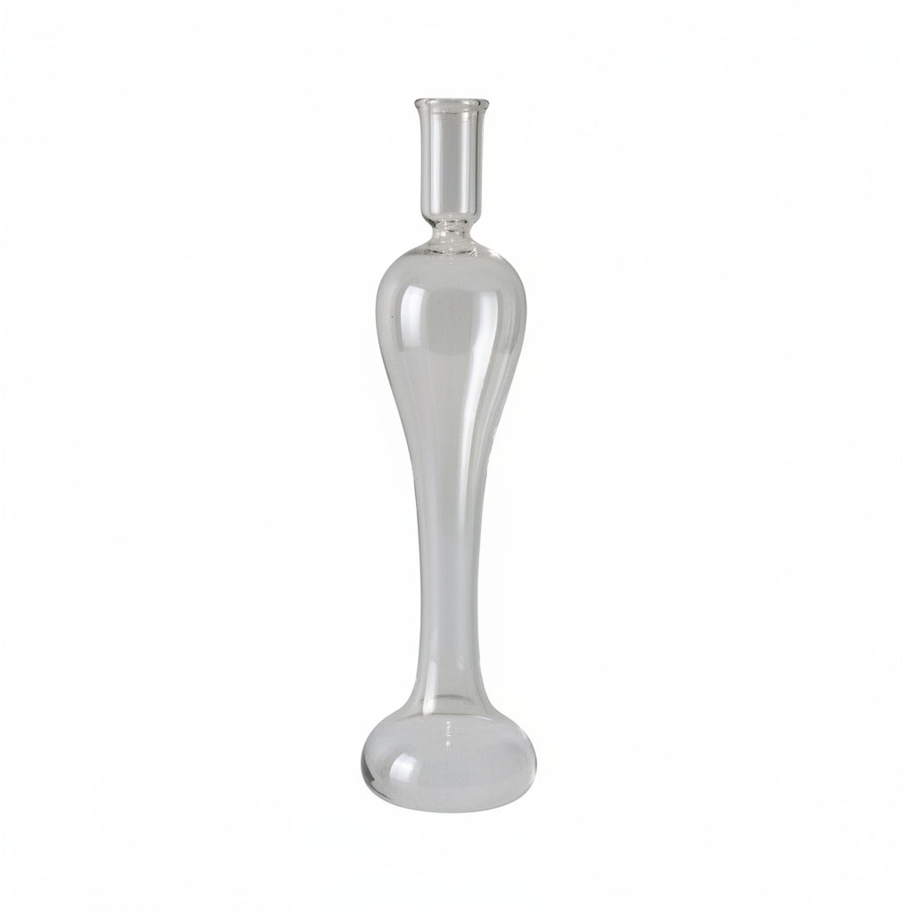 Glass Clear Candle Holder Large