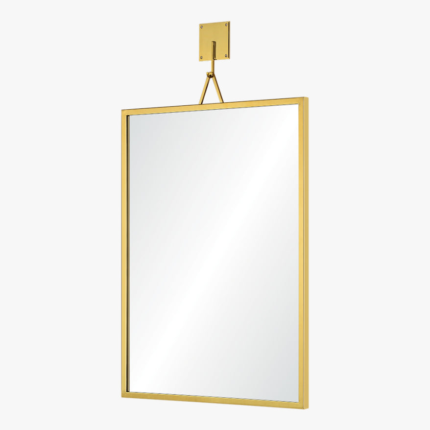 Rectangular Mirror on Hook