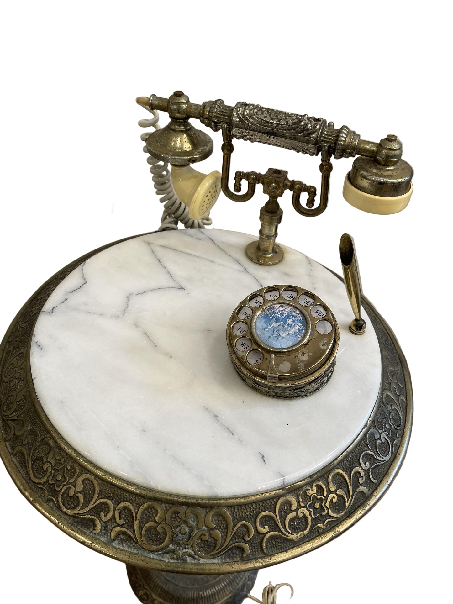 Antique Phone Side Table