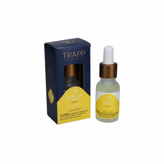 Trapp No. 79 Lemon Leaf & Basil 0.5 oz. Ultrasonic Diffuser Oil