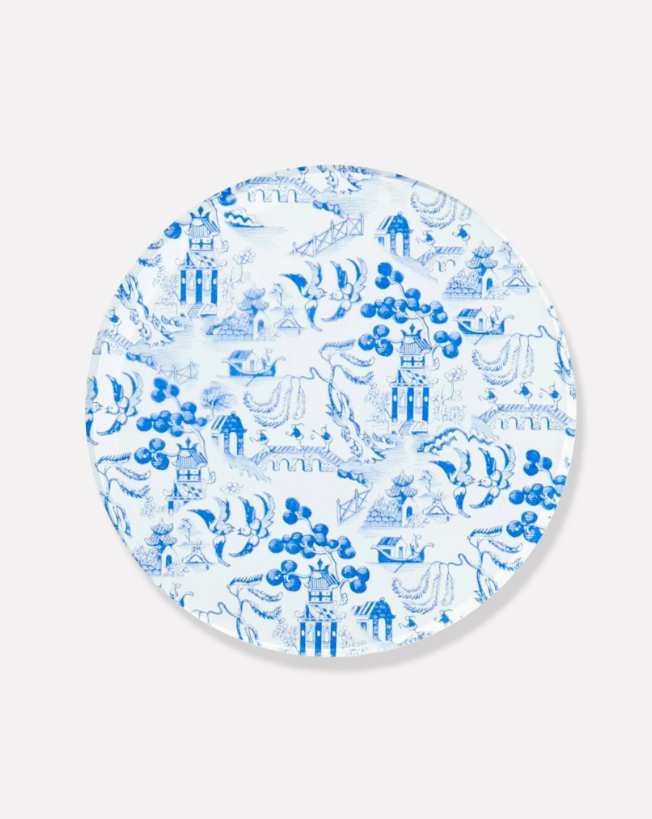Chinoiserie Print Coaster - Set of 4