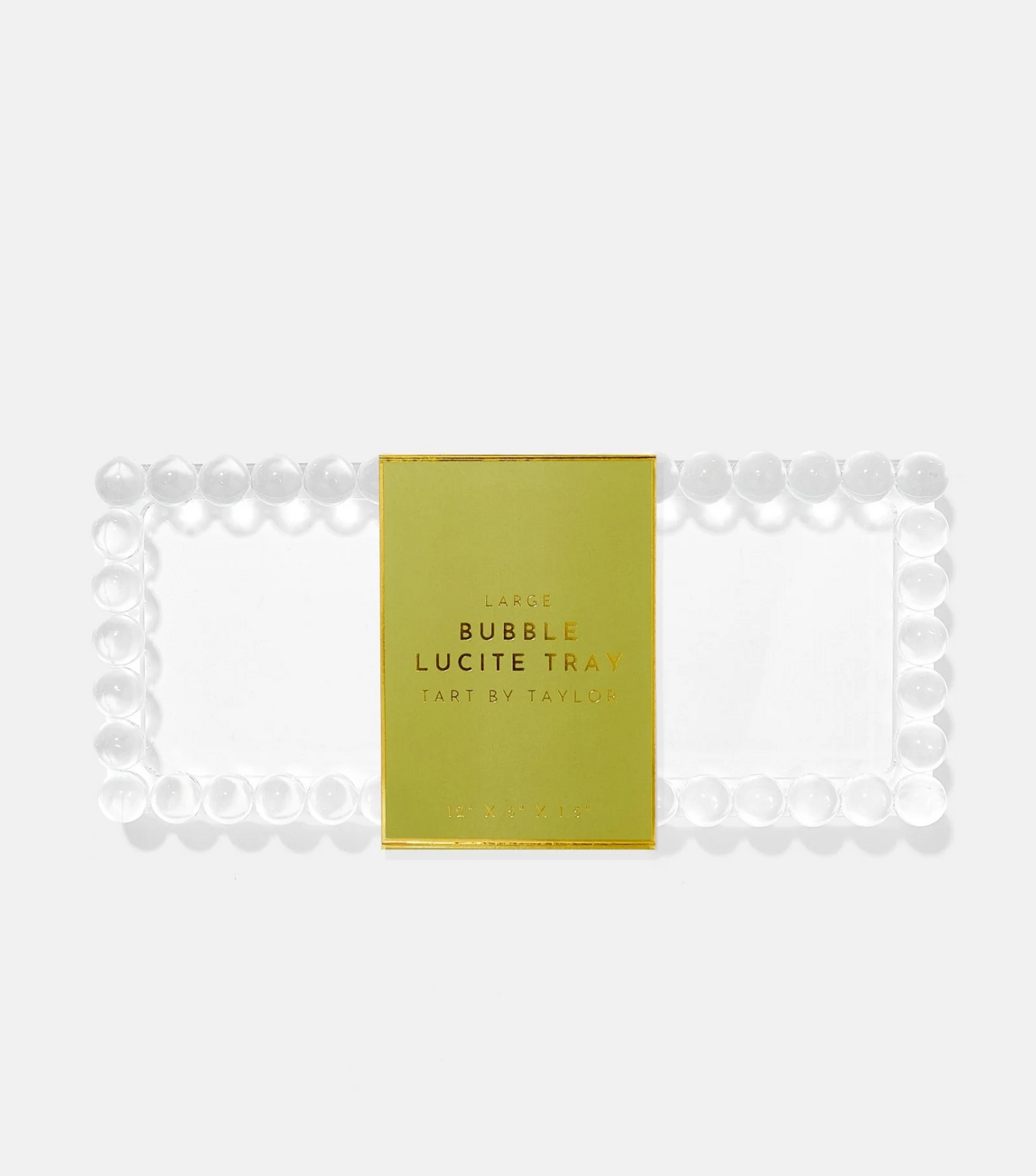 Large Bubble Lucite Tray