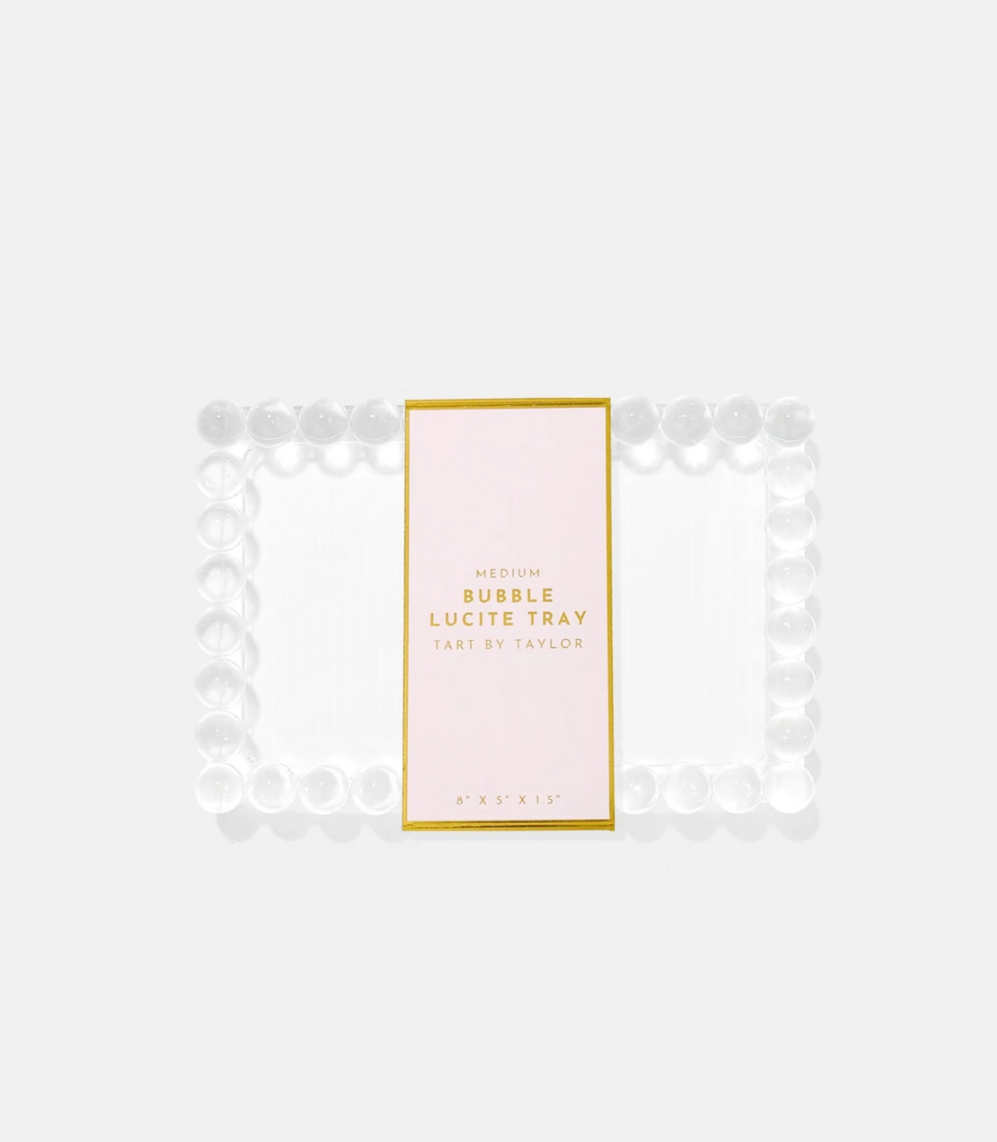 Medium Bubble Lucite Tray