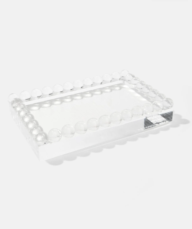 Medium Bubble Lucite Tray