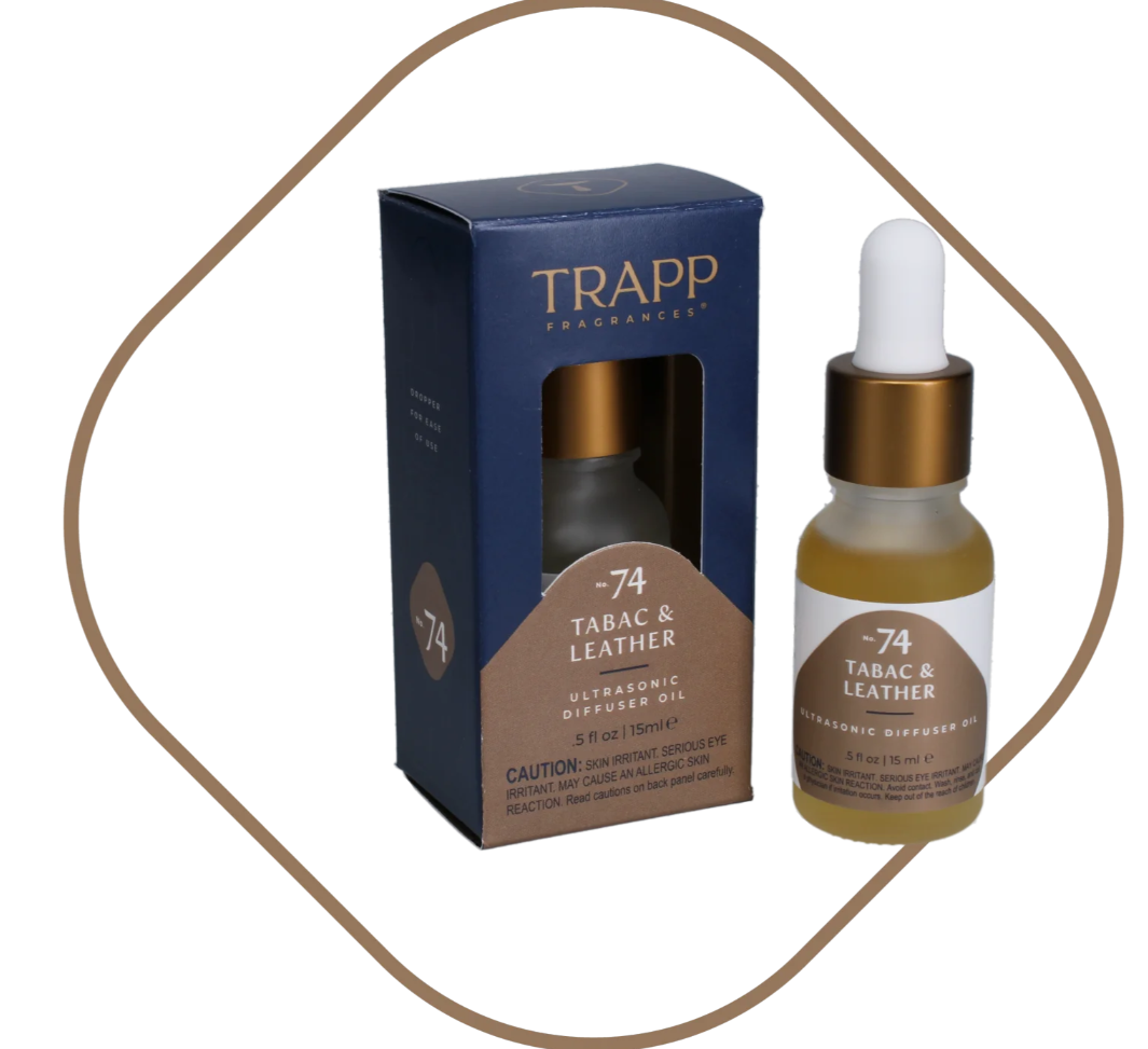 Trapp No. 74 Tabac & Leather 0.5 oz. Ultrasonic Diffuser Oil