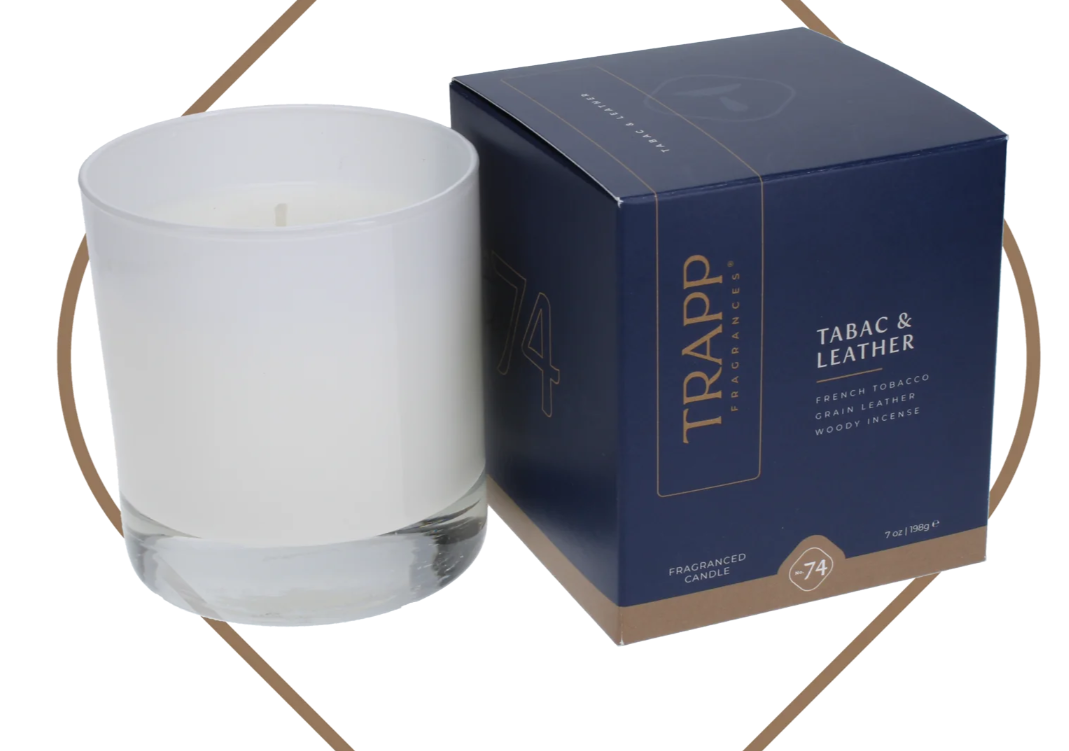 Trapp No. 74 Tabac & Leather 7 oz. Candle in Signature Box
