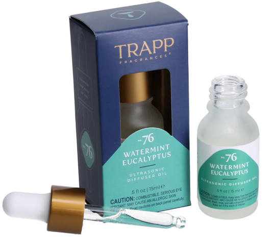 Trapp No. 76 Watermint Eucalyptus 0.5 oz. Ultrasonic Diffuser Oil