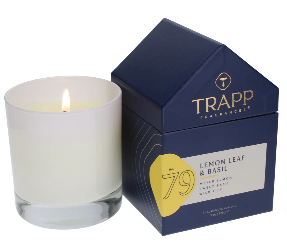 Trapp No. 79 Lemon Leaf & Basil 7 oz. Candle in House Box