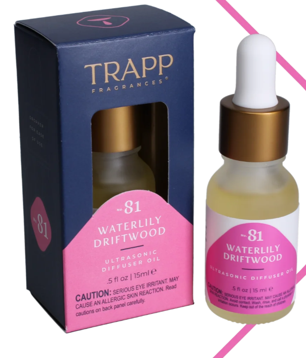 Trapp No. 81 Waterlily Driftwood 0.5 oz. Ultrasonic Diffuser Oil