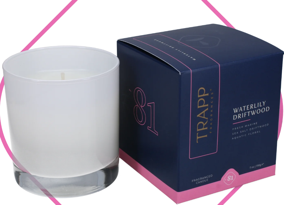 Trapp No. 81 Waterlily Driftwood 7 oz. Candle in Signature Box