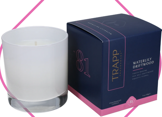 Trapp No. 81 Waterlily Driftwood 7 oz. Candle in Signature Box