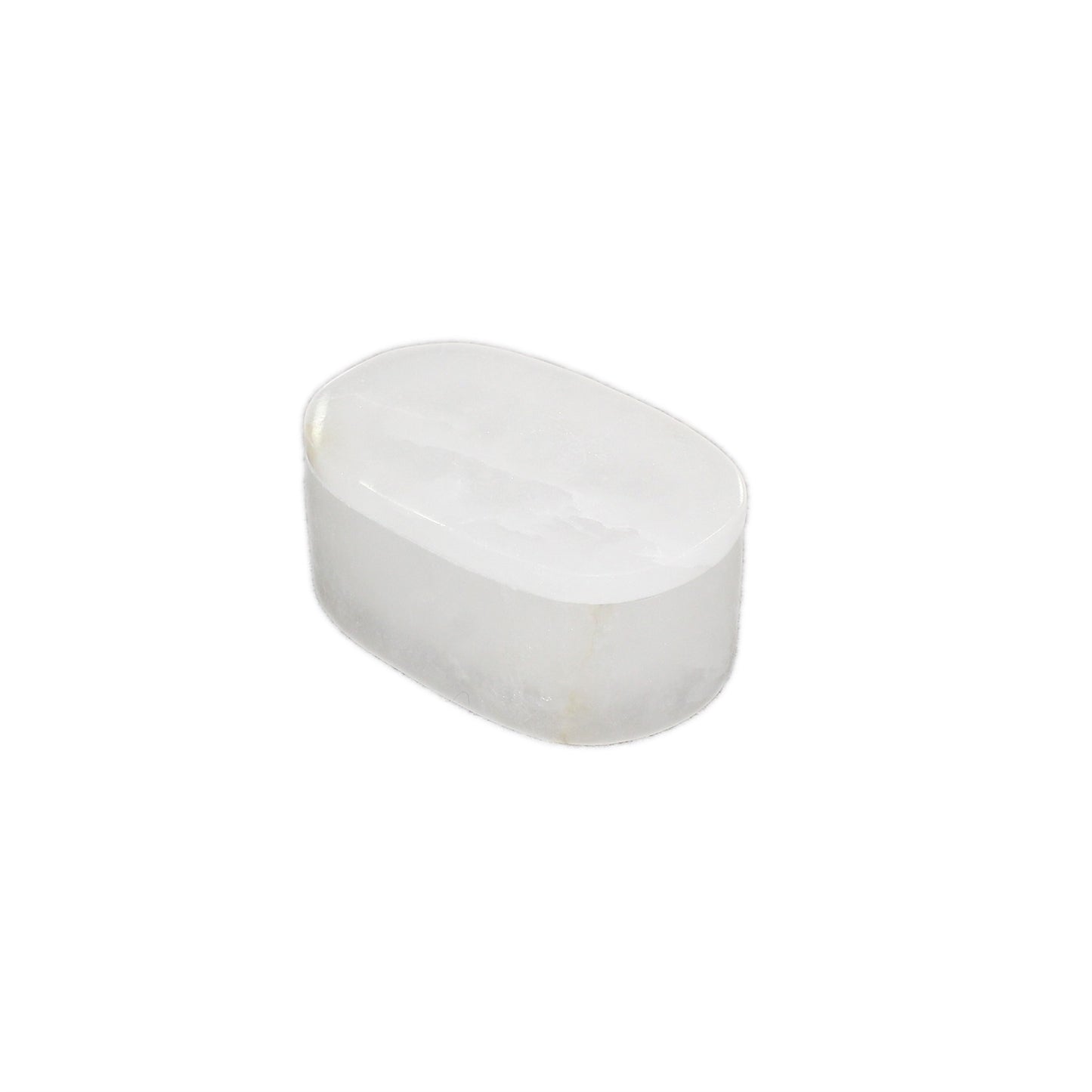 White Oval Display Box Small