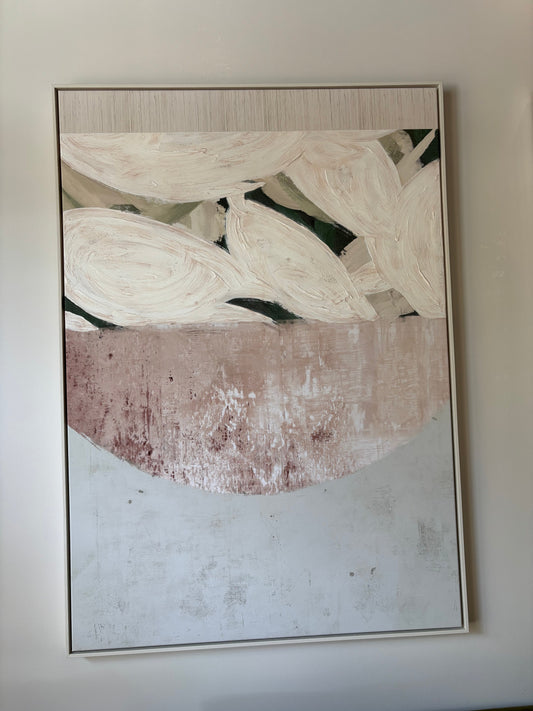 Large art pink/green #1