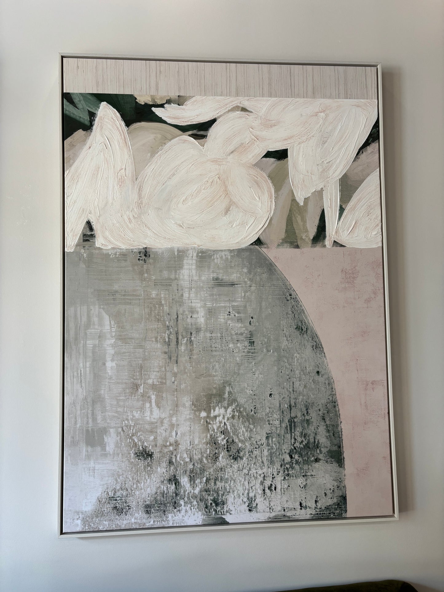 Large art green/pink #2