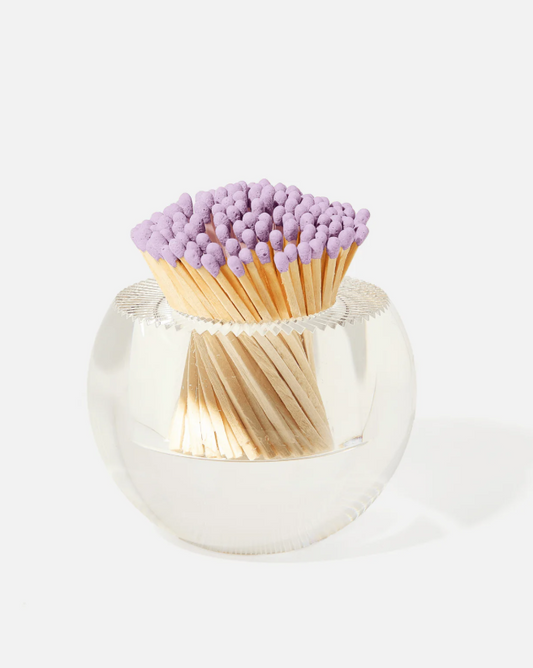 Round Match Striker with Lavender Matches