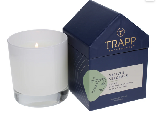 Trapp No. 73 Vetiver Seagrass 7 oz. Candle in House Box