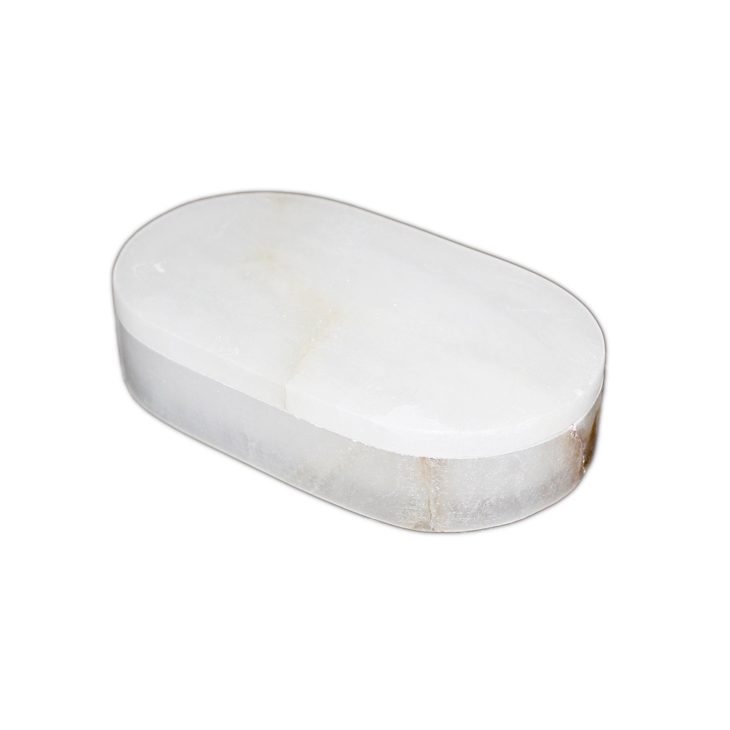 White Oval Display Box Med