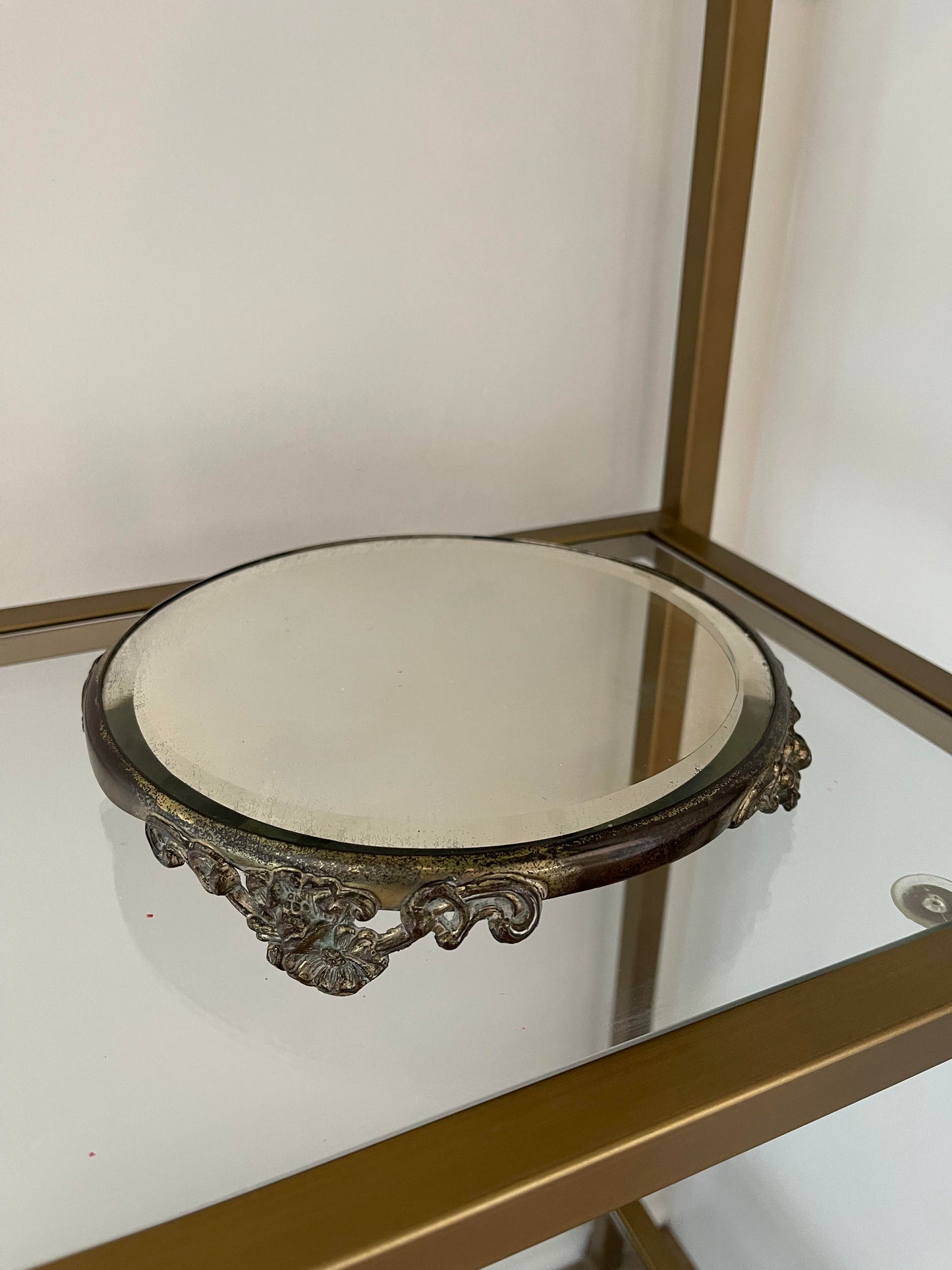 Antique Mirror Tray